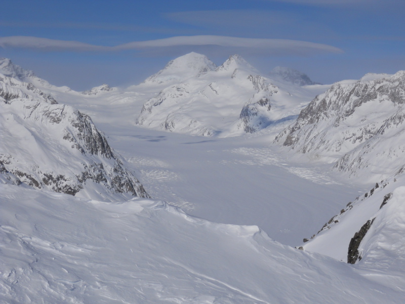 Aletschgletscher mit Jungfraujoch